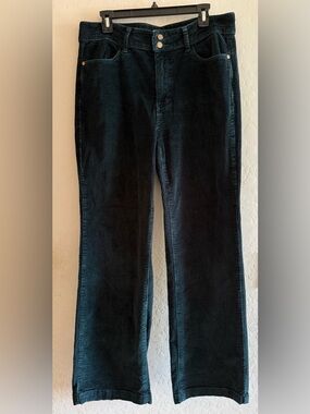 Judy Blue, 13/31, green corduroy, wide leg pants